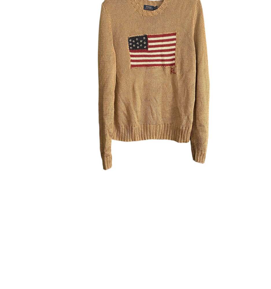 Polo Ralph Lauren Flag Metallic Cotton Jumper